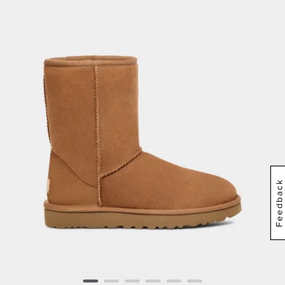 UGG classic zip short boots size 6 NWT